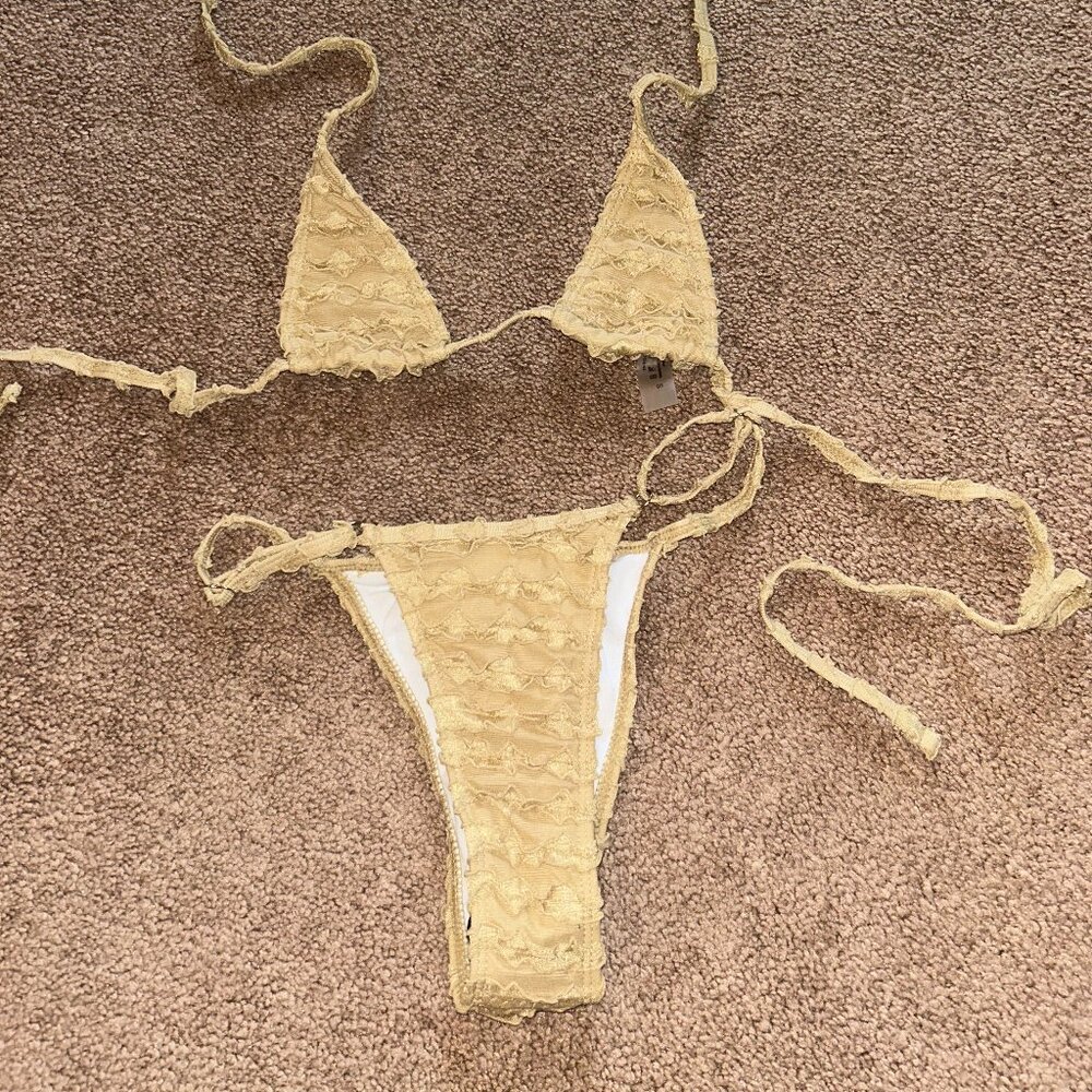 SHEIN NWT TAN BIKINI